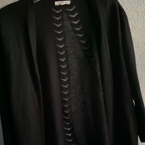 Maurices Black Cardigan, Mid-Sleeve